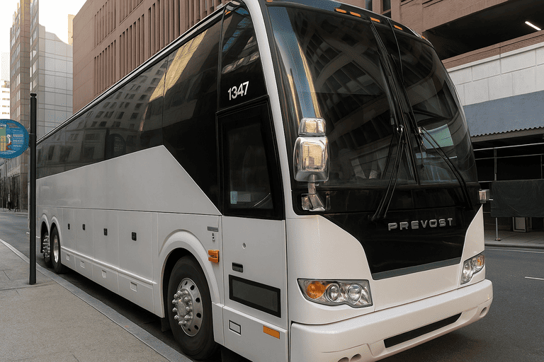 a Charter Bus Rental Berkeley coach bus